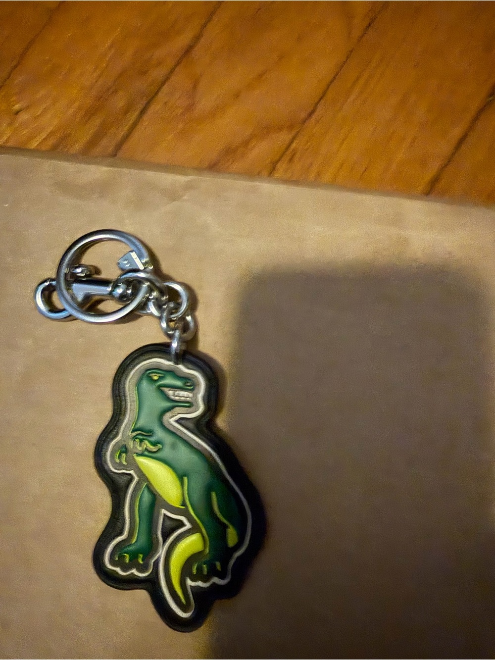 Green Dinosaur Reptile Keychain for Pets & Reptile Lovers